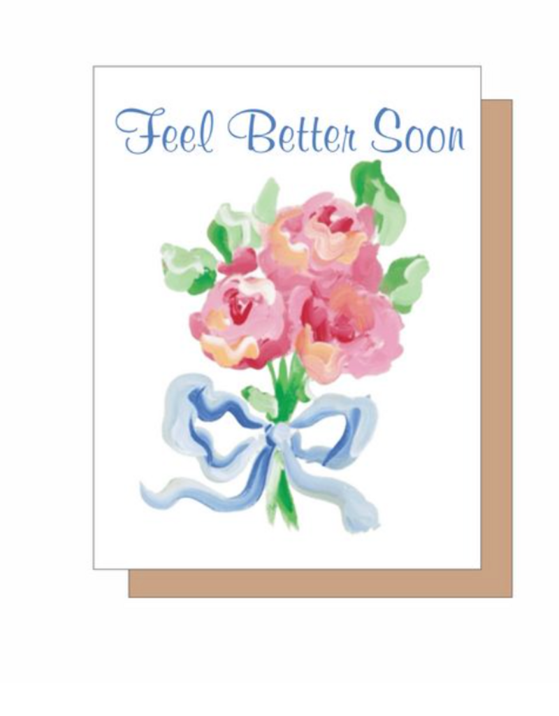 GET SASSYS FEEL BETTER SOON BOUQUET CARD