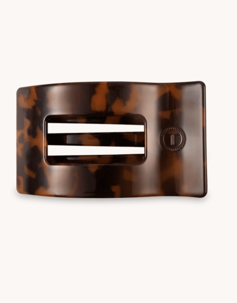 TELETIES SMALL FLAT RECTANGLE HAIR CLIP