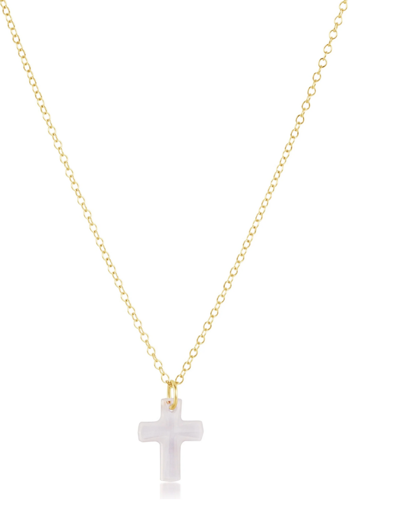 ENEWTON 16" Necklace Gold - Blessed  Crystal Charm