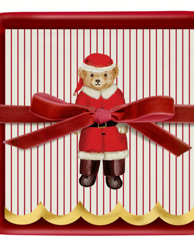 SANTA BARBARA MERRY BEAR COCKTAIL NAPKIN SET