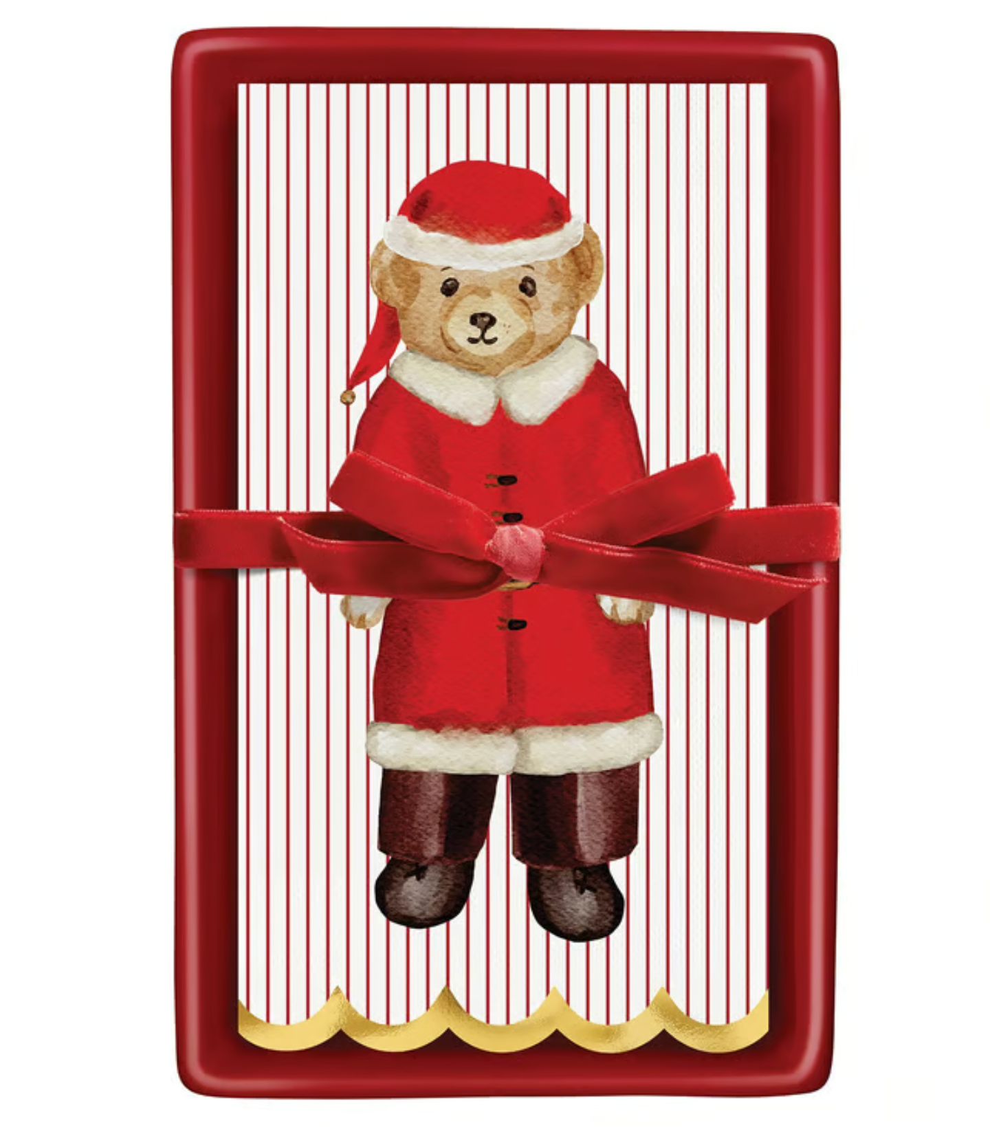 SANTA BARBARA MERRY BEAR GUEST NAPKIN GIFT SET