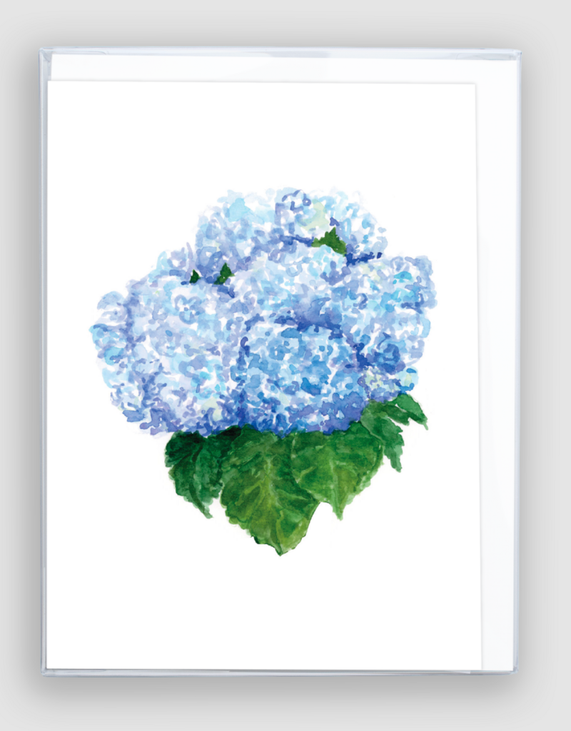 TAYLOR PALADINO BLUE HYDRANGEA BUNDLE BLANK CARD