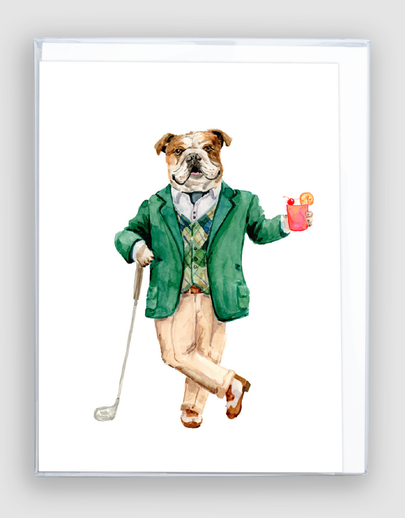 TAYLOR PALADINO MASTERS BULLDOG BLANK CARD