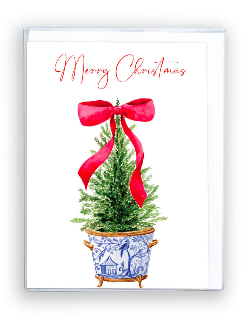 TAYLOR PALADINO GINGER POT MERRY CHRISTMAS CARD