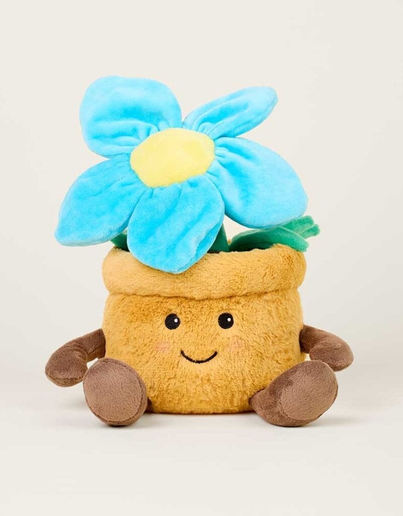 warmies BLUE FLOWER POT WARMIE