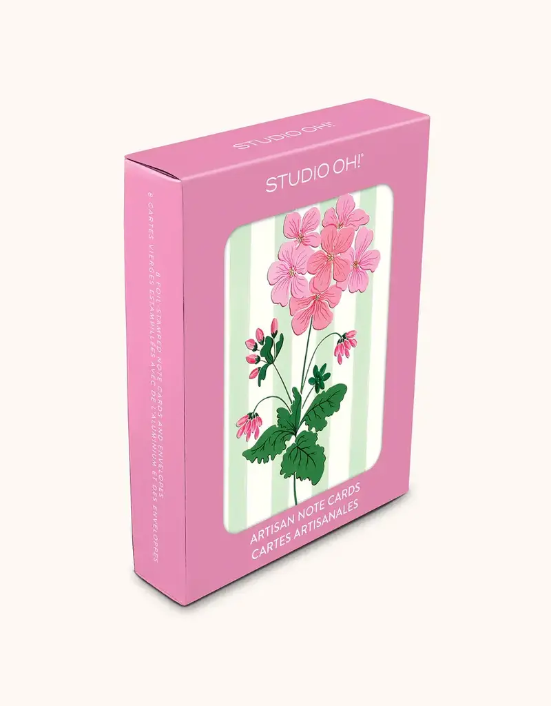 STUDIO OH! CABANA BLOOMS NOTE CARD SET