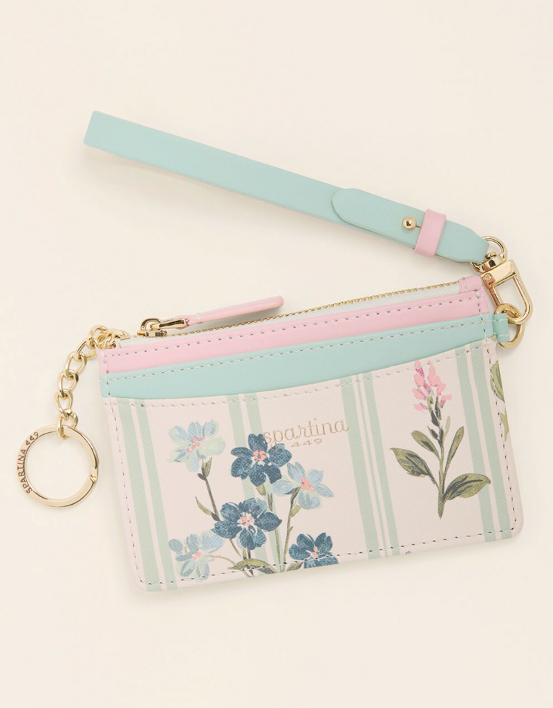 SLIMCARD COINPURSE BLOOMING STRIPE