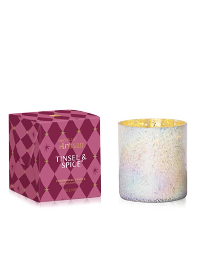 CAPRI BLUE Tinsel & Spice Artisan Winter Bazaar Boxed Tumbler