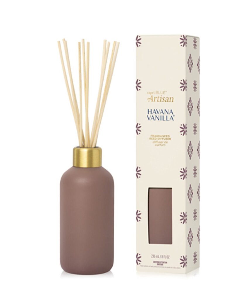 CAPRI BLUE Havana Vanilla Artisan Terrazza Velluto Reed Diffuser