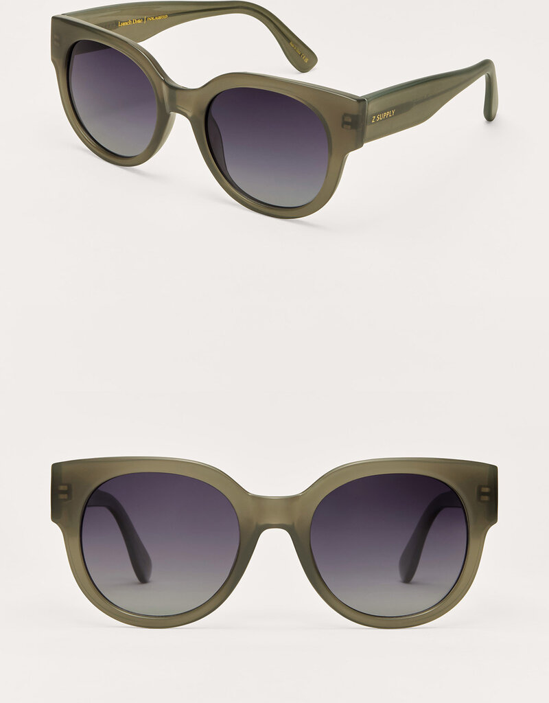 Z SUPPLY LUNCH DATE OLIVE-GRADIENT POLARIZED