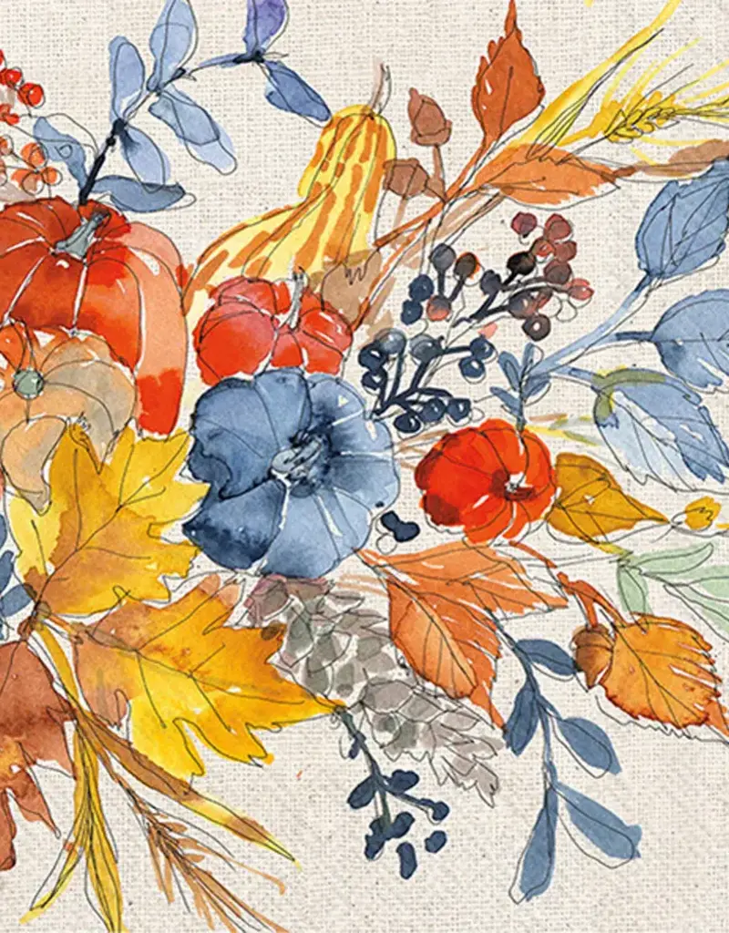 FALL FLAIR COCKTAIL NAPKINS