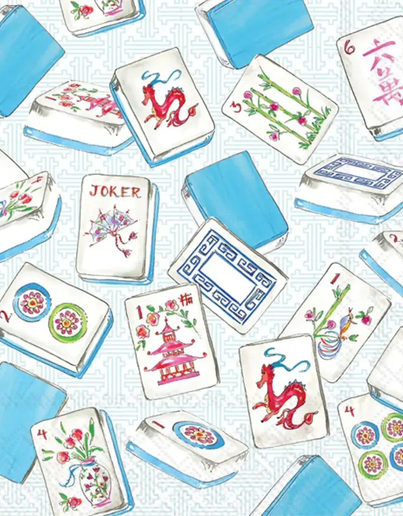 MAHJONG COCKTAIL NAPKINS