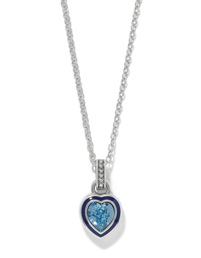 BRIGHTON HALO GEMMA PETITE HEART NECKLACE