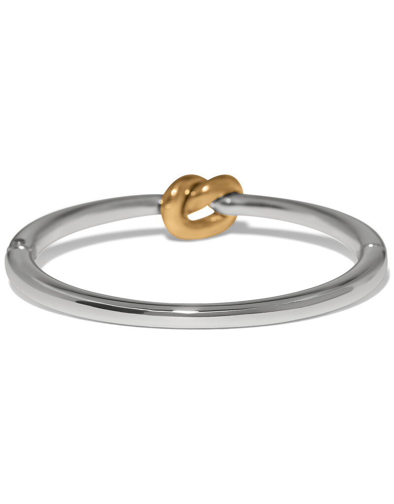BRIGHTON Interlok Single Knot Hinged Bangle