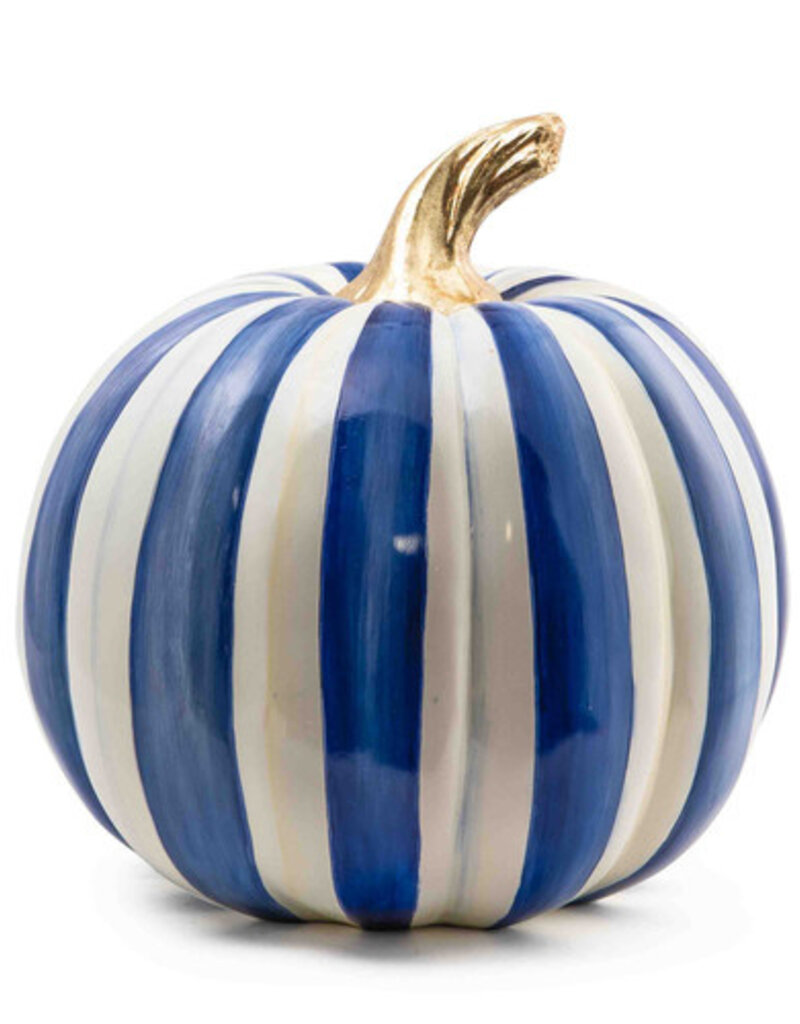 MacKenzie-Childs royal stripe medium pumpkin