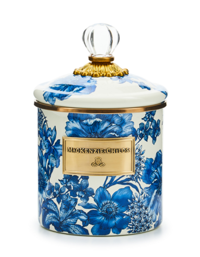 MacKenzie-Childs royal english garden small canister