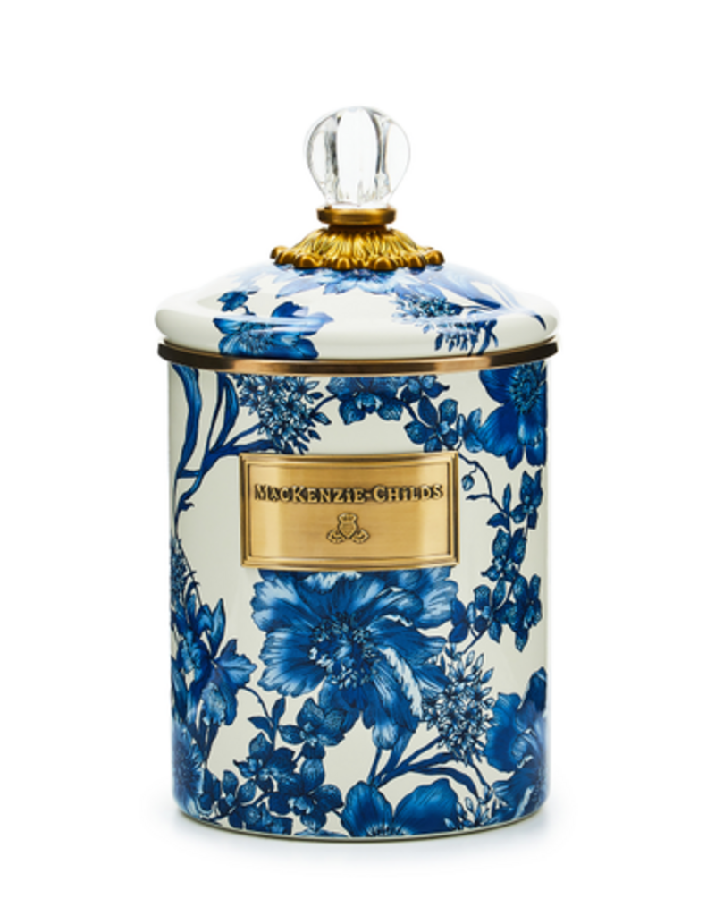 MacKenzie-Childs royal english garden medium canister