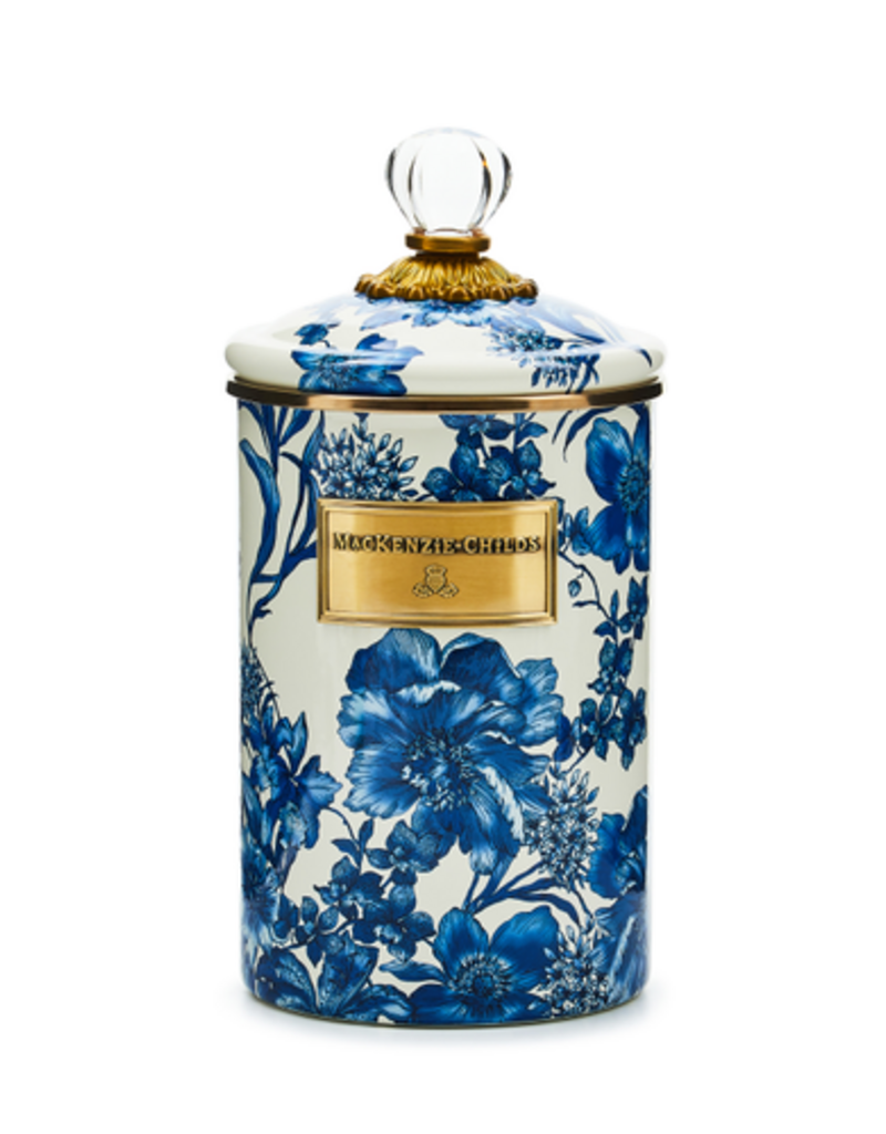 MacKenzie-Childs royal english garden large canister