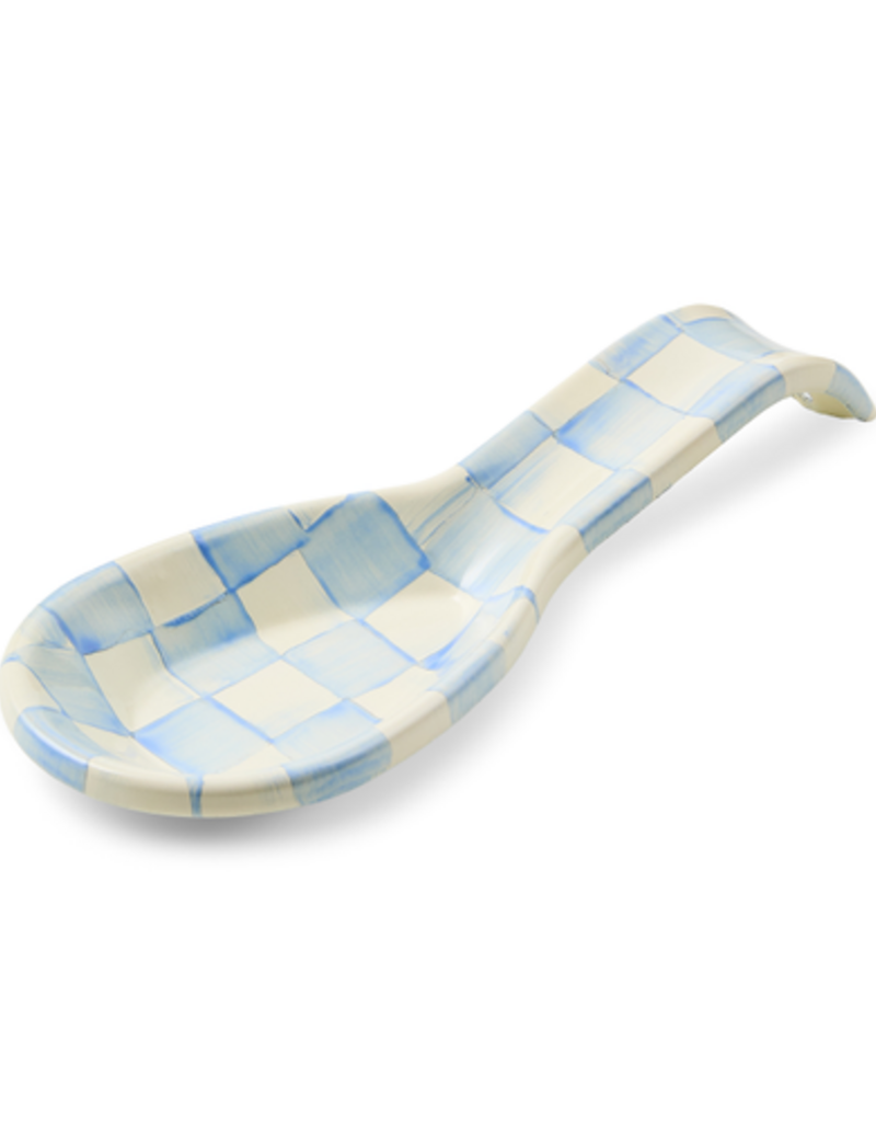 MacKenzie-Childs sky check spoon rest