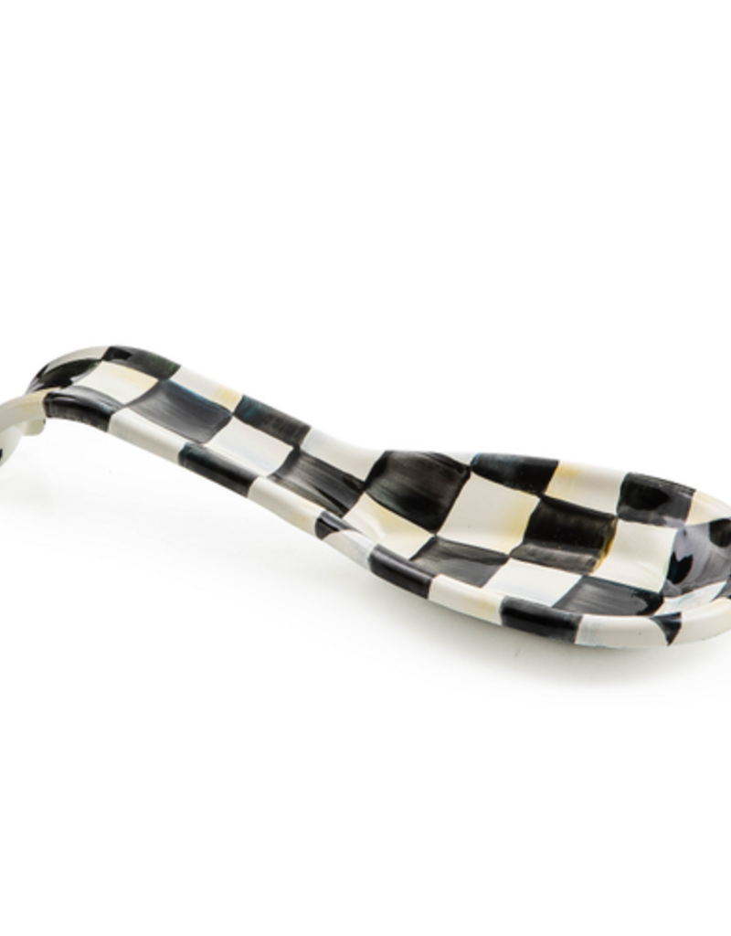 MacKenzie-Childs courtly check spoon rest
