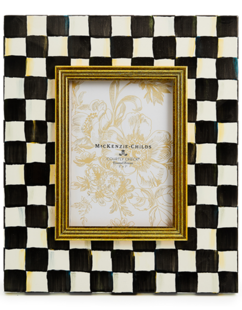 MacKenzie-Childs courtly check 5" x 7" frame