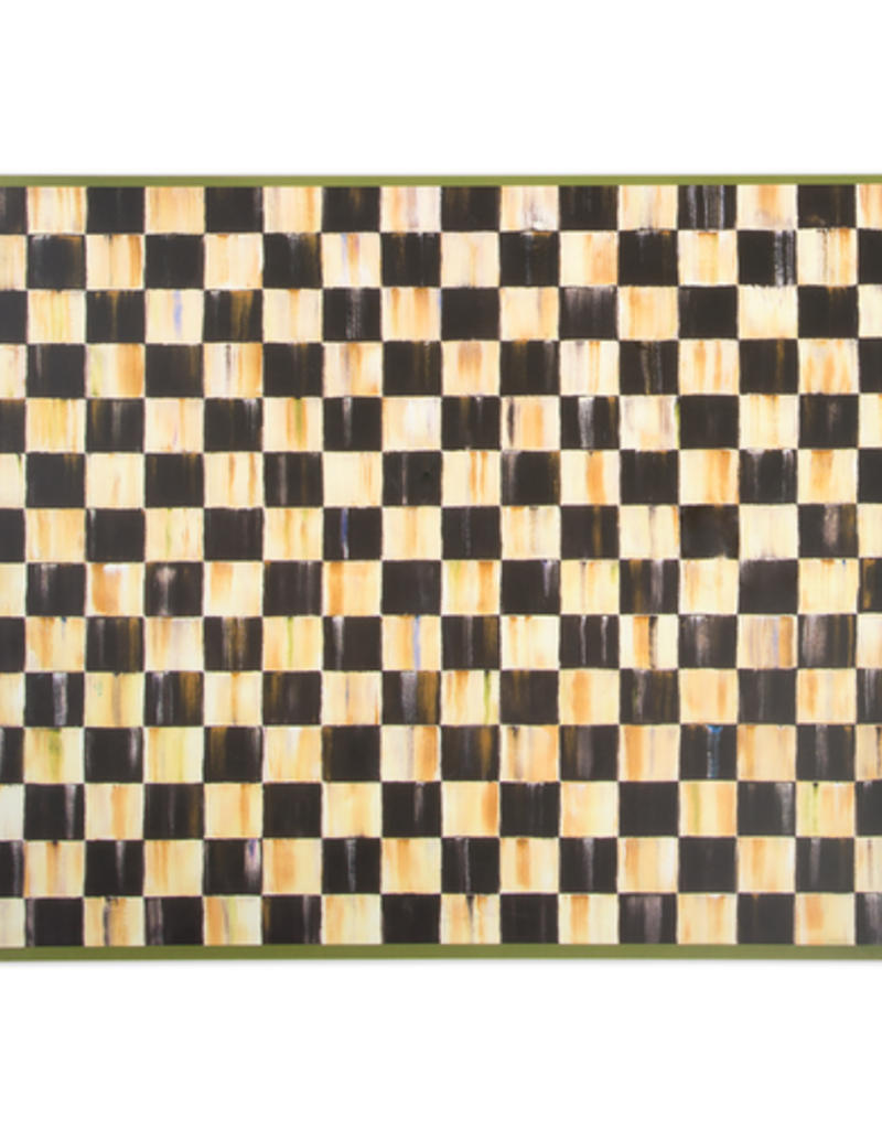 MacKenzie-Childs courtly check cork back placemats, set of 4