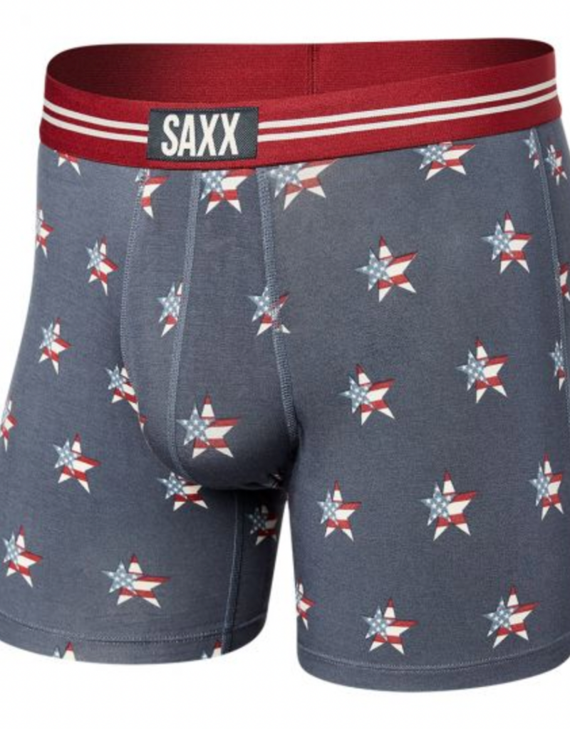SAXX VIBE SUPER SOFT BOXER BRIEF LIBERTY STAR-DEEP NAVY XXL