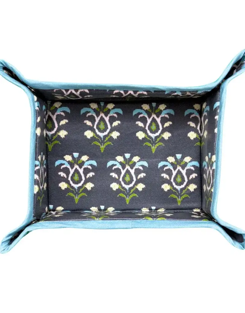 LAURA PARK DESIGNS ROSEMARY INDIGO SNAP TRAY