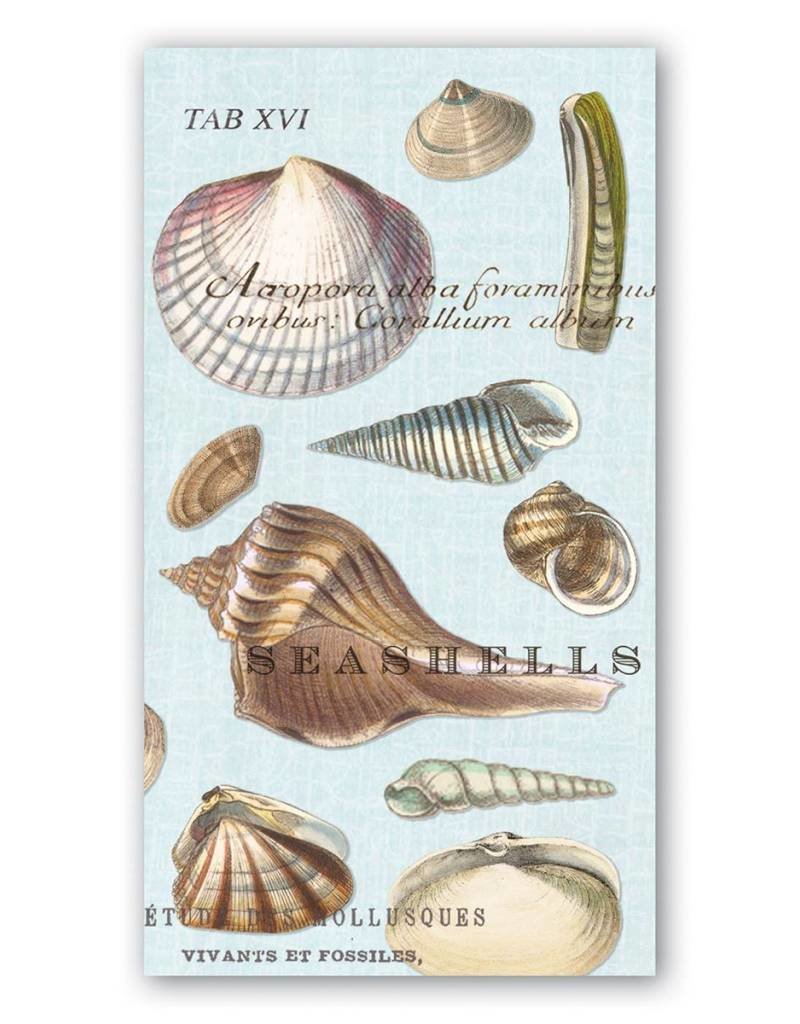 MICHEL DESIGN WORKS SEASHELLS HOSTESS NAPKIN