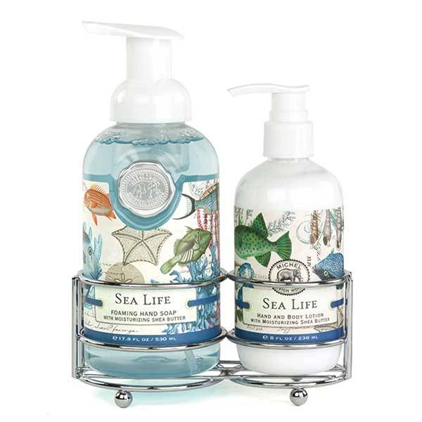 MICHEL DESIGN WORKS SEA LIFE HANDCARE CADDY MICHEL DESIGN WORKS SEA LIFE HANDCARE CADDY