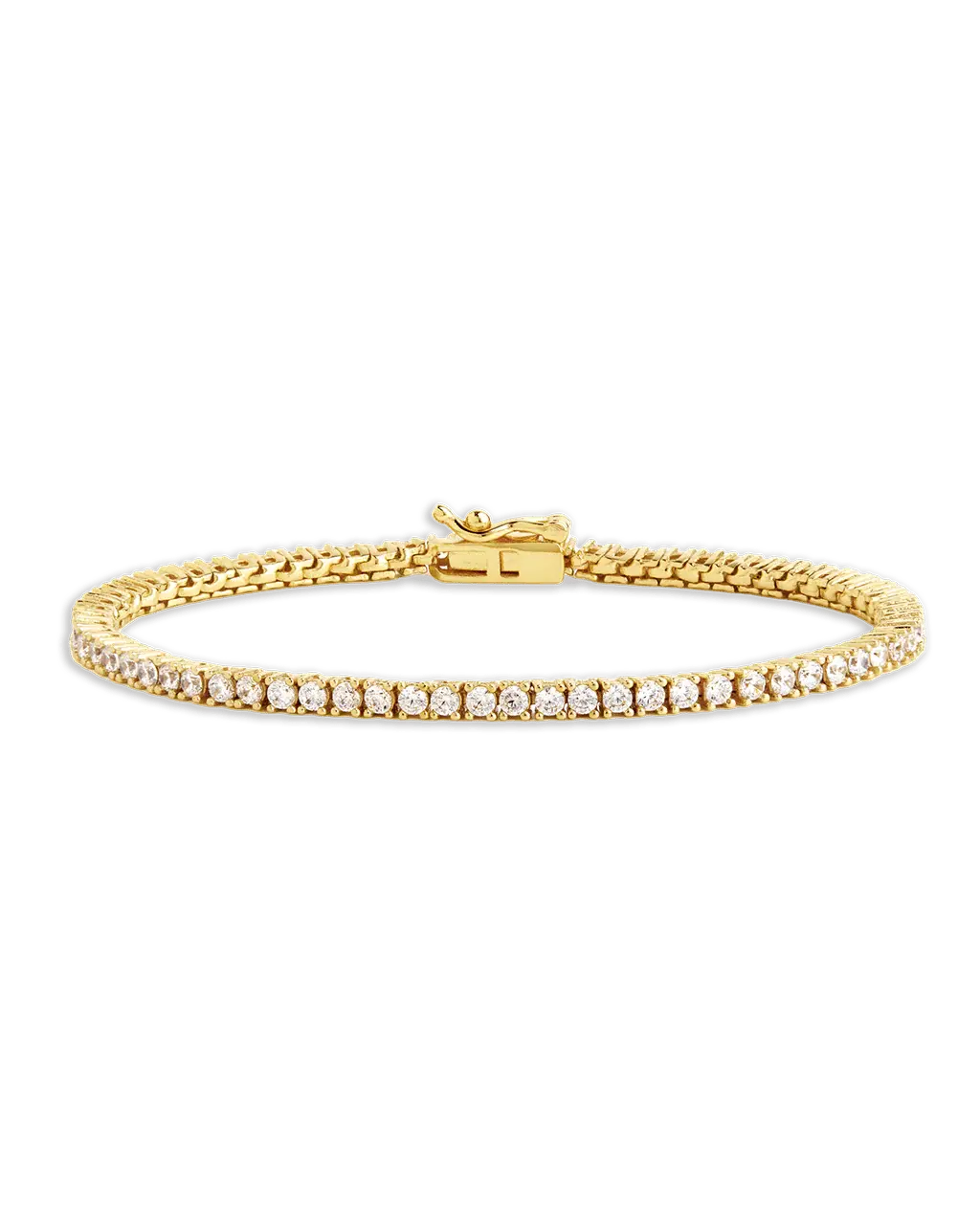 STERLING FOREVER MIRABELL CZ TENNIS BRACELET 6"