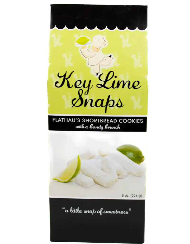FLATHAU'S FINE FOODS KEY LIME SHORTBREAD SNAPS