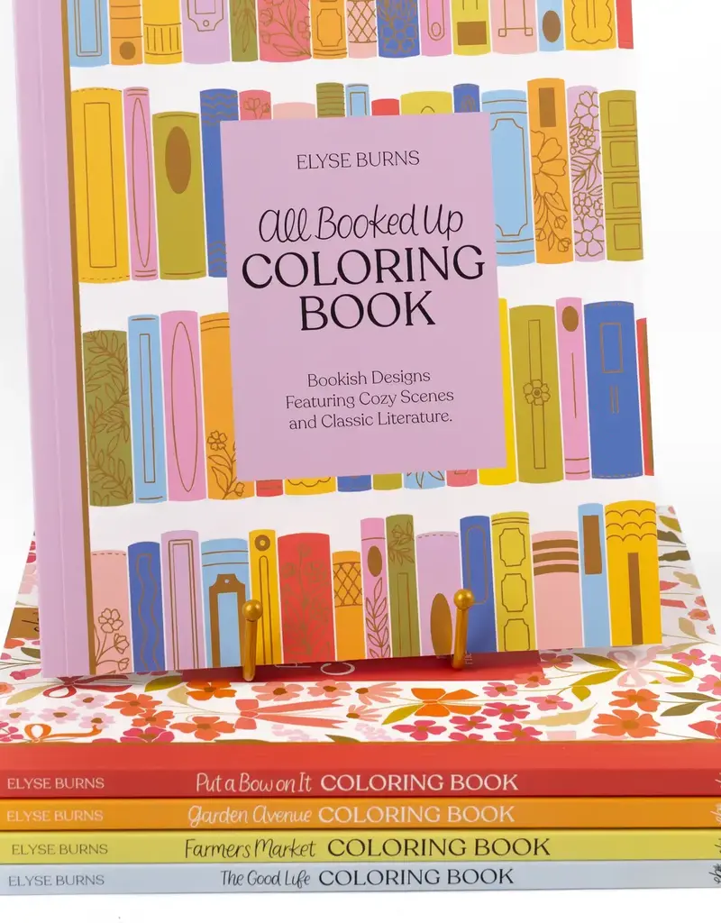 ELYSE BREANNE DESIGNS ALL BOOKED UP COLORING BOOK