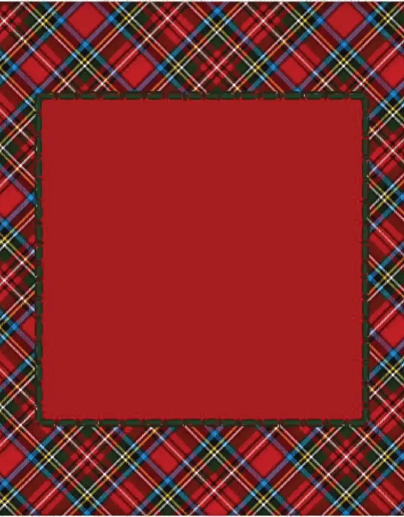 ANDERS RUFF DESIGN CO TARTAN TIDINGS MAHJONG MAT