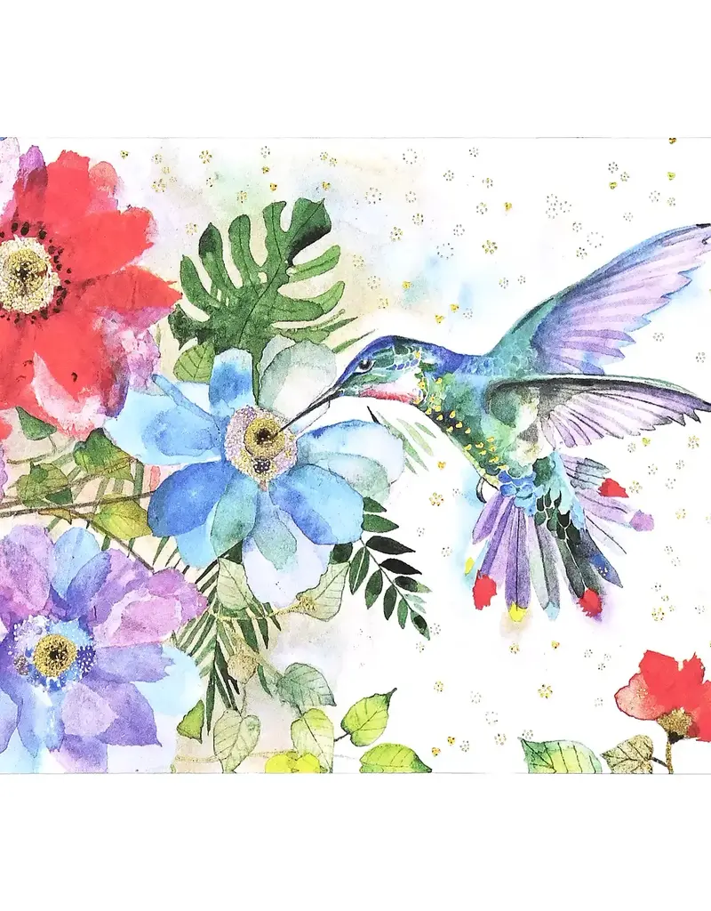 PETER PAUPER PRESS HUMMINGBIRD GARDEN NOTE CARDS