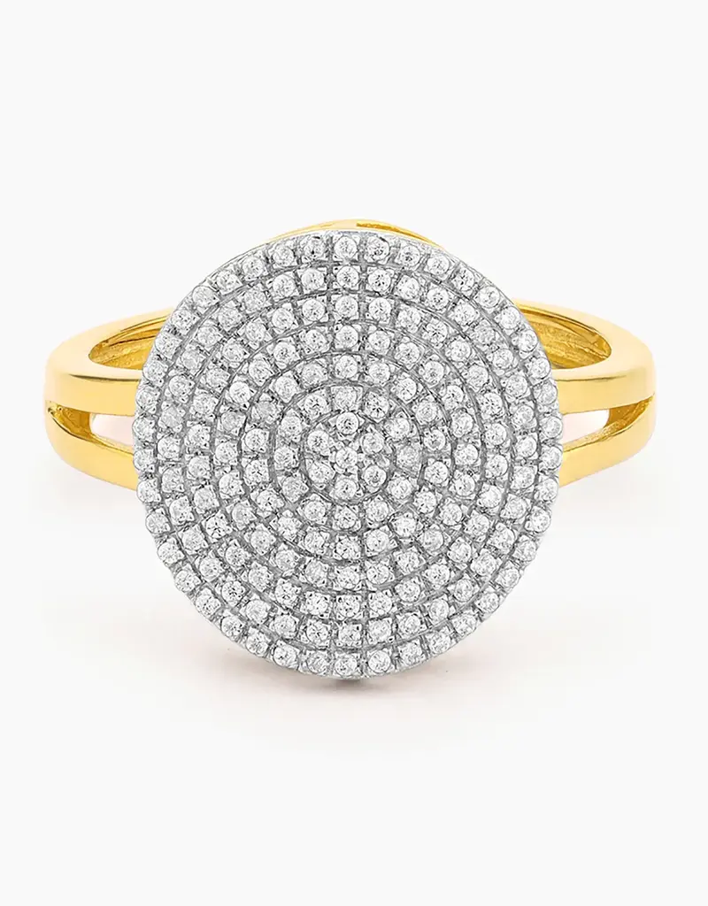ELLA STEIN RIGHT ROUND STATEMENT RING