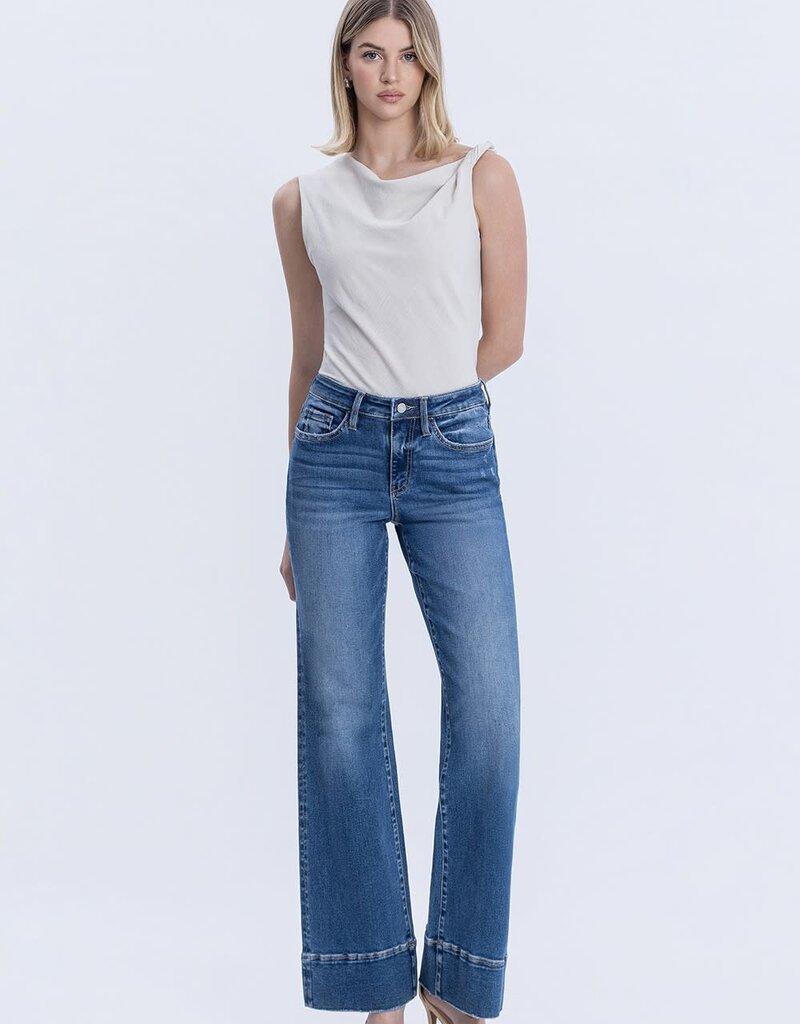 LOVERVET HIGH RISE VINTAGE FLARE TROUSER