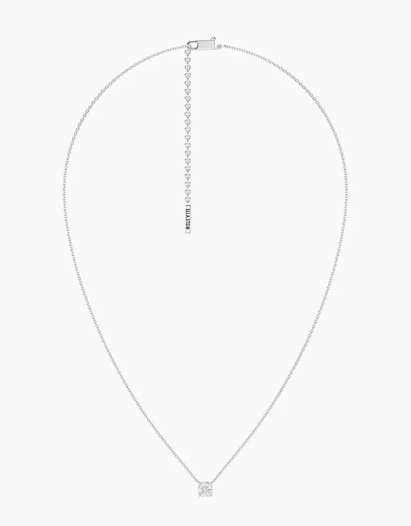 ELLA STEIN LAB GROWN .5 CT DIAMOND NECKLACE-SILVER