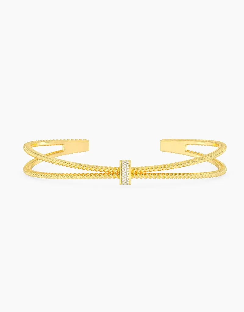 ELLA STEIN MEET ME HALFWAY CUFF BRACELET-M
