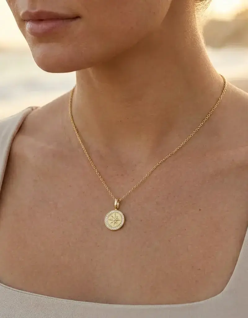 ELLA STEIN YOUR OWN PATH COMPASS NECKLACE