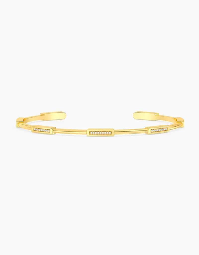 ELLA STEIN DIAMOND BAR CUFF BRACELET