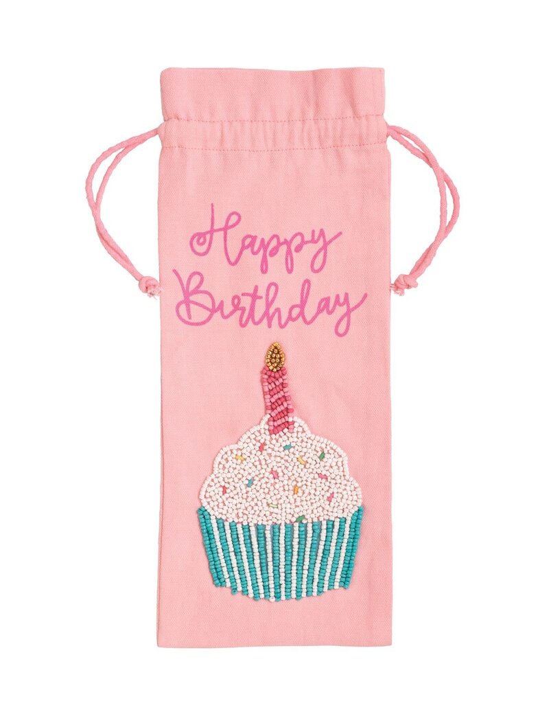 MUD PIE HAPPY BIRTHDAY WINE BAG