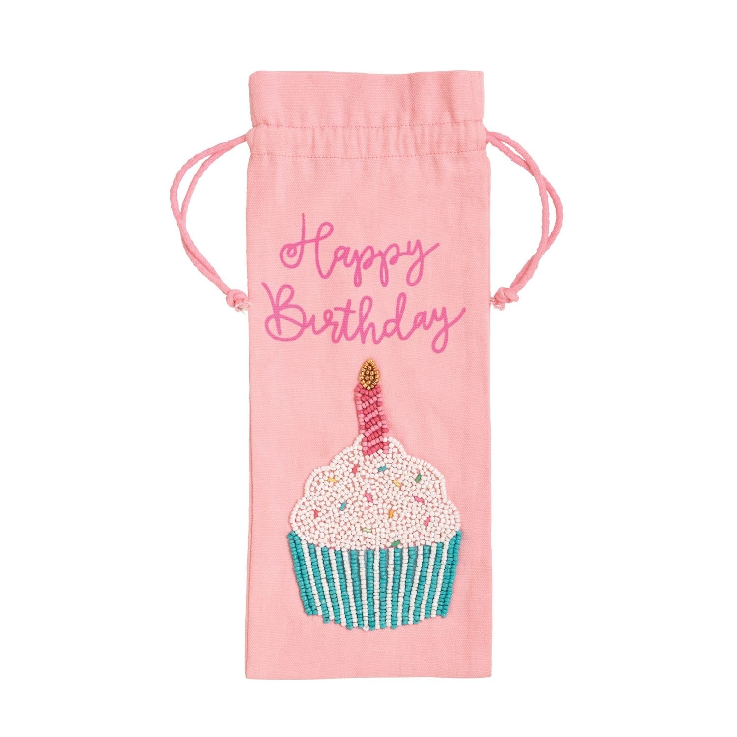 MUD PIE HAPPY BIRTHDAY WINE BAG