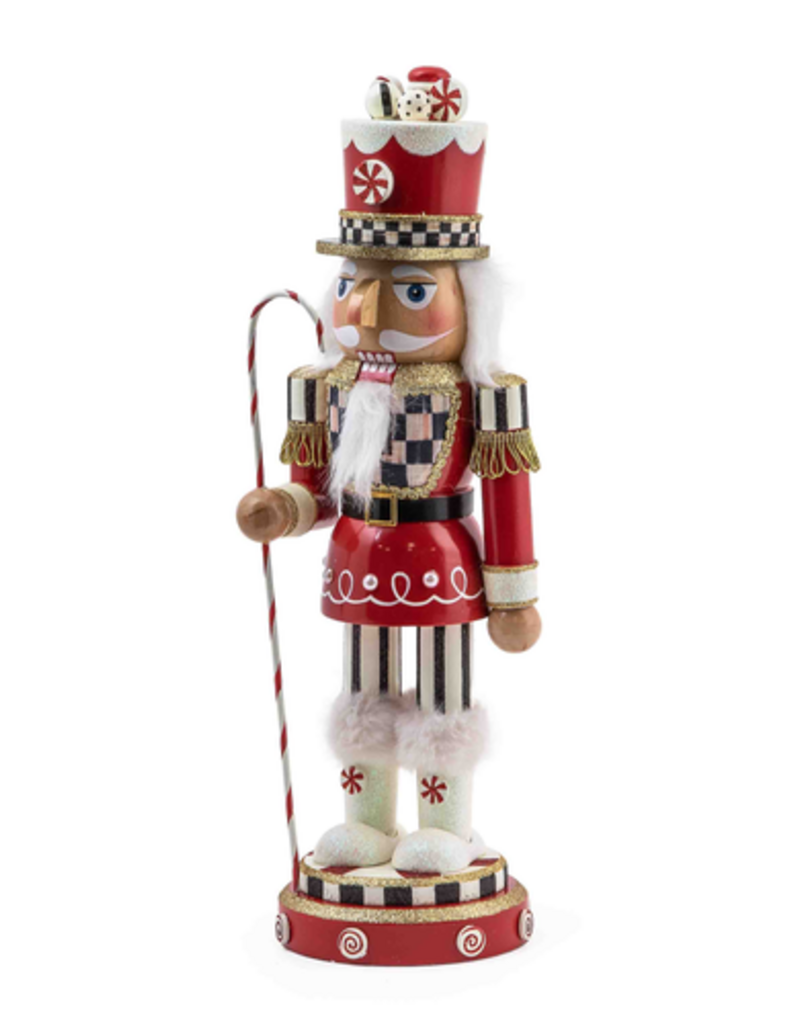 MacKenzie-Childs peppermint nutcracker