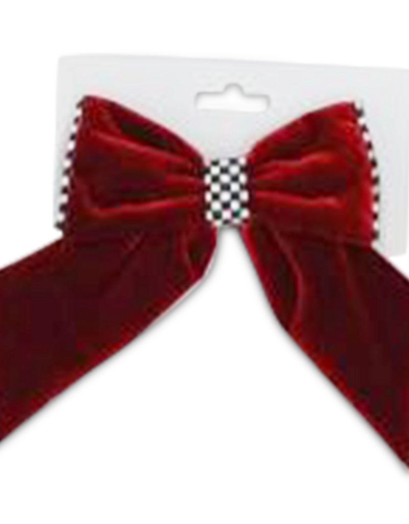 MacKenzie-Childs red velvet small bow