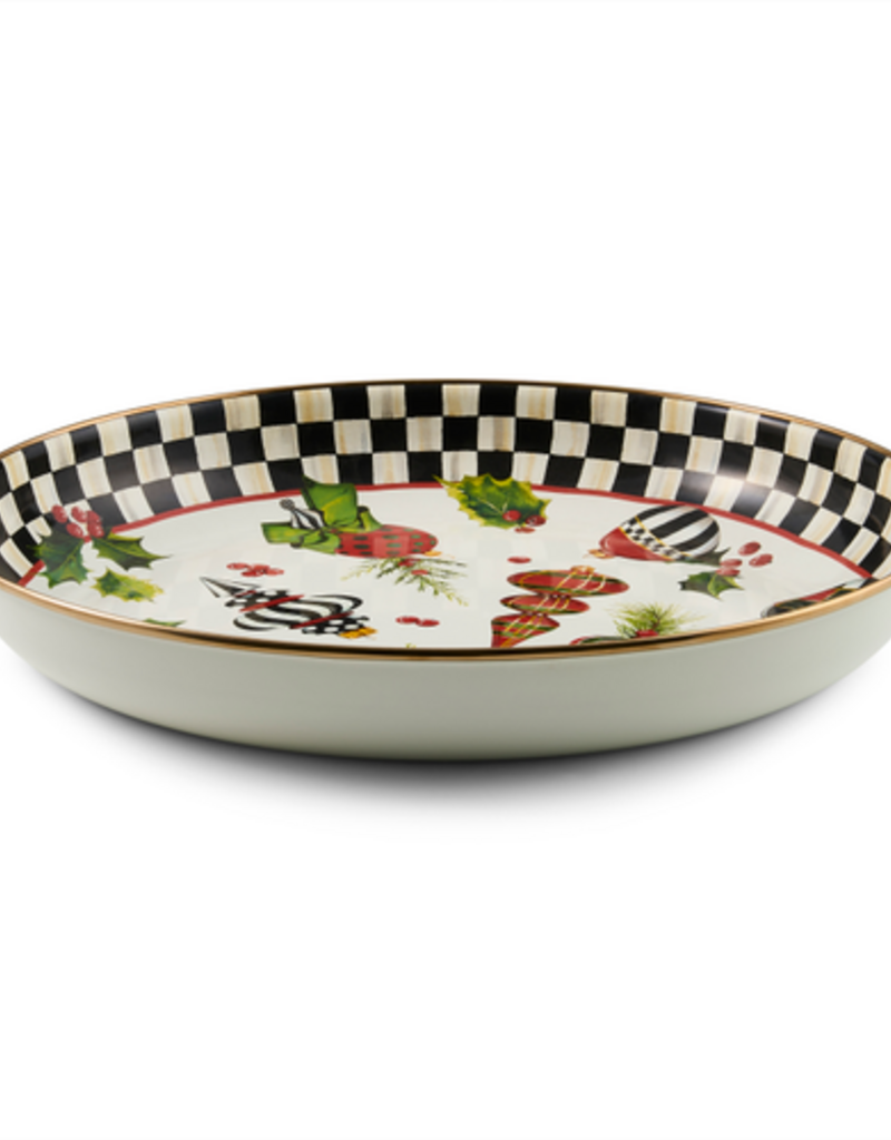 MacKenzie-Childs deck the halls abundant bowl