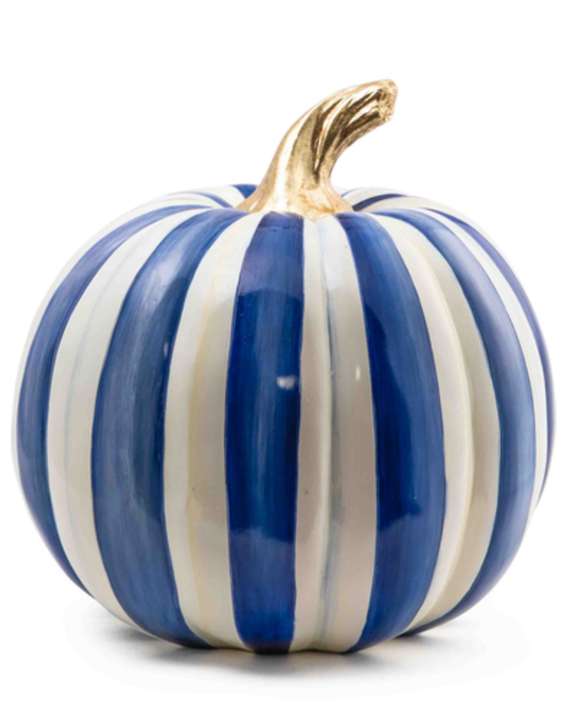 MacKenzie-Childs royal stripe medium pumpkin