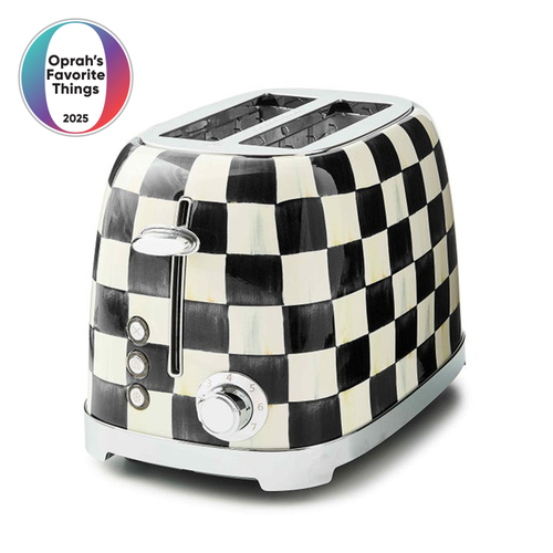 MacKenzie-Childs courtly check 2-slice toaster
