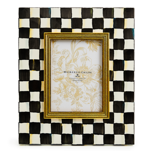 MacKenzie-Childs courtly check 5" x 7" frame