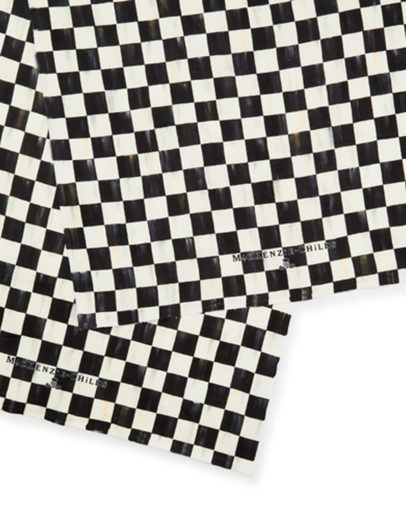MacKenzie-Childs courtly check dish towel
